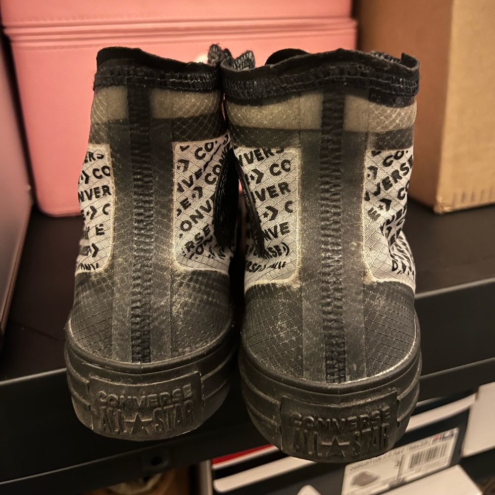 Converse Translucent Black High Tops - image 3